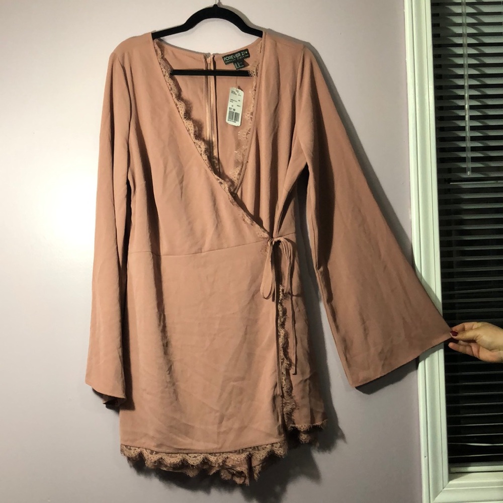 Dusty Rose forever 21 romper.